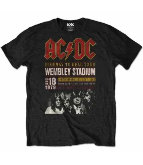 ACDC Wembley '79 Camiseta ECOLOGICA Licencia Oficial RockOff  ACDCECOTS01MB