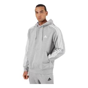 Adidas Essentials French Terry 3-Stripes Hoodie Medium Grey Heather