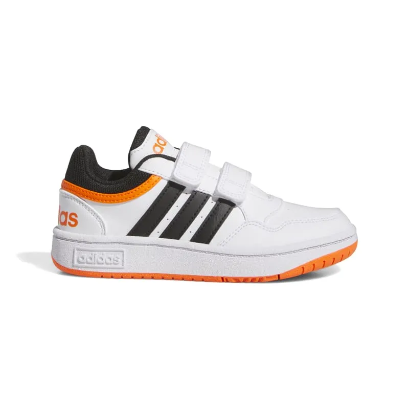 Adidas Kids Hoops 3.0 CF C "White-Orange"