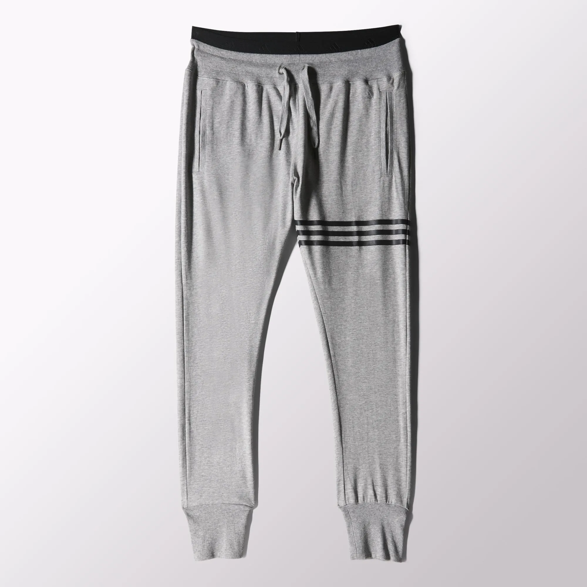 Adidas Pantalón Mujer Dance 3 Stripes (gris/negro)