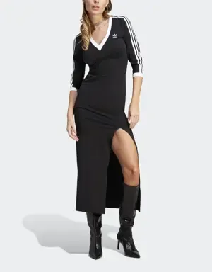 Adidas Vestido Maxi Adicolor Classics 3 bandas