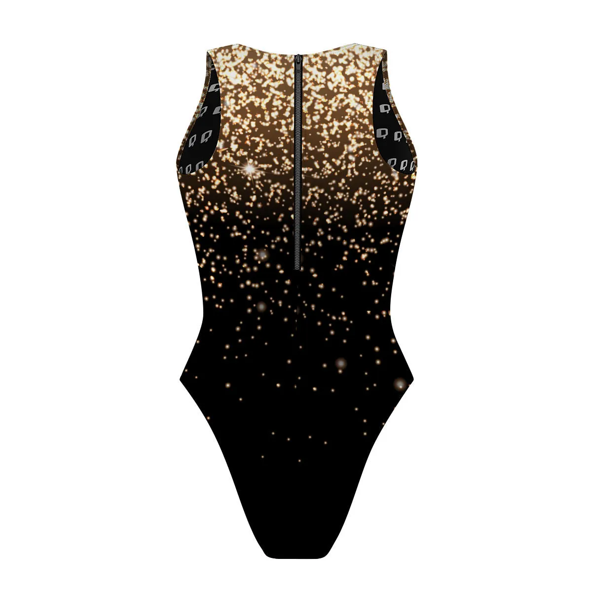 ALL THAT GLITTERS  WOMEN WATERPOLO SWIMSUIT CHEEKY CUT