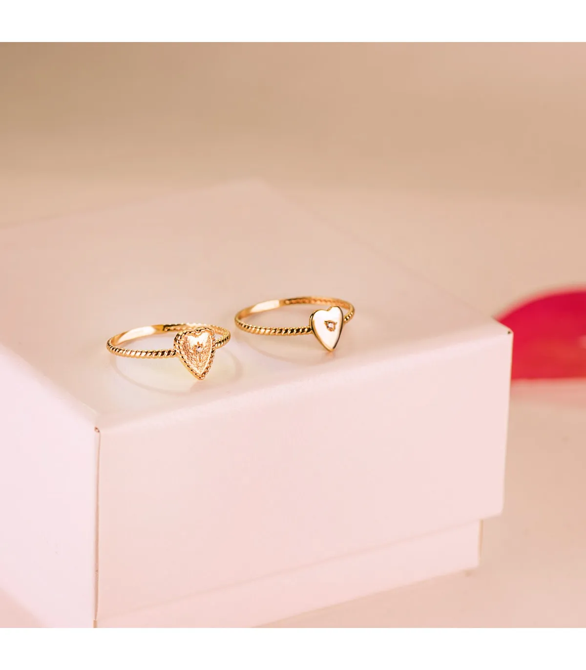 Anillo Corazón Oro 18K Glam