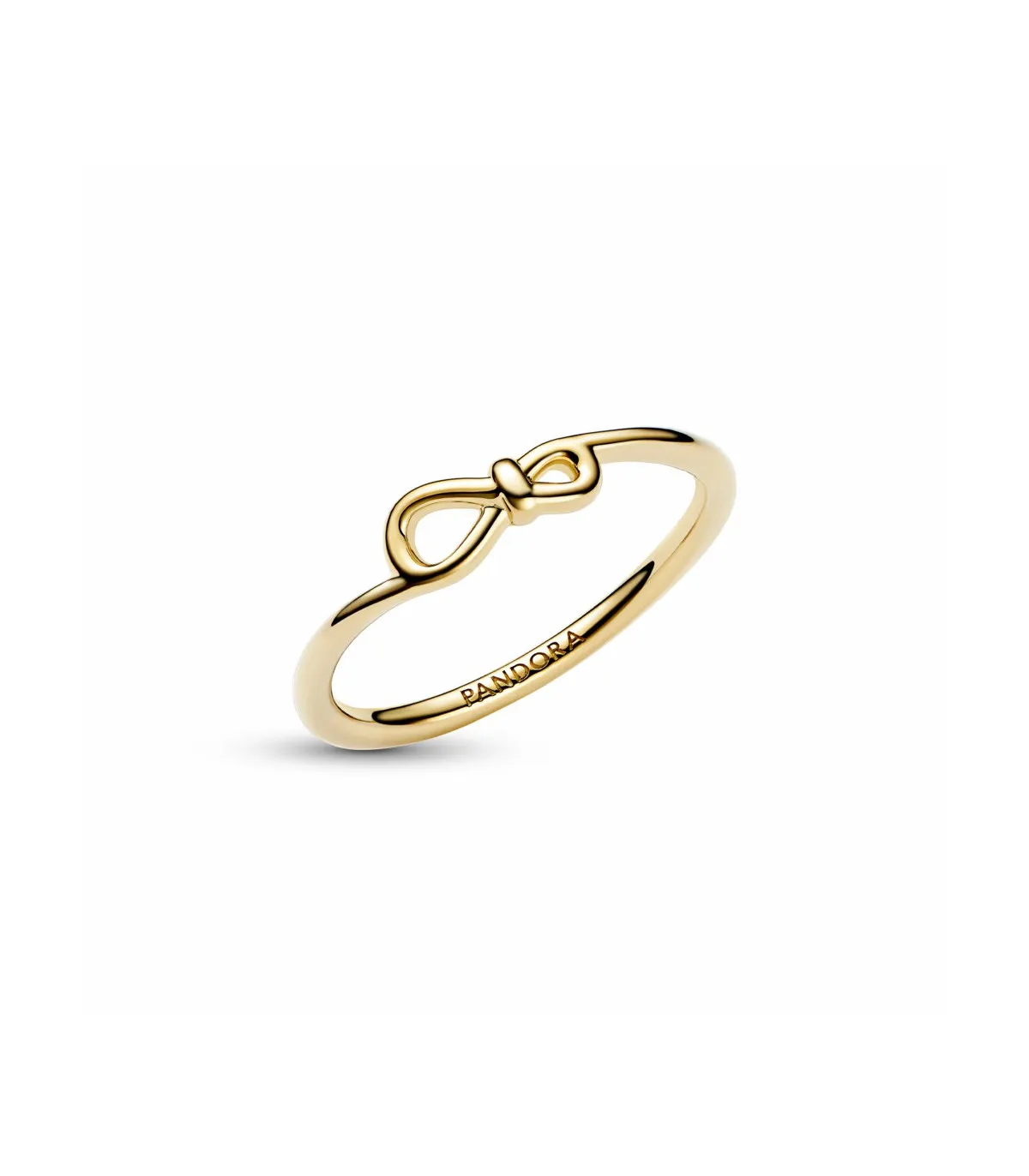 Anillo Pandora Baño Oro Nudo Infinito - 168898C00