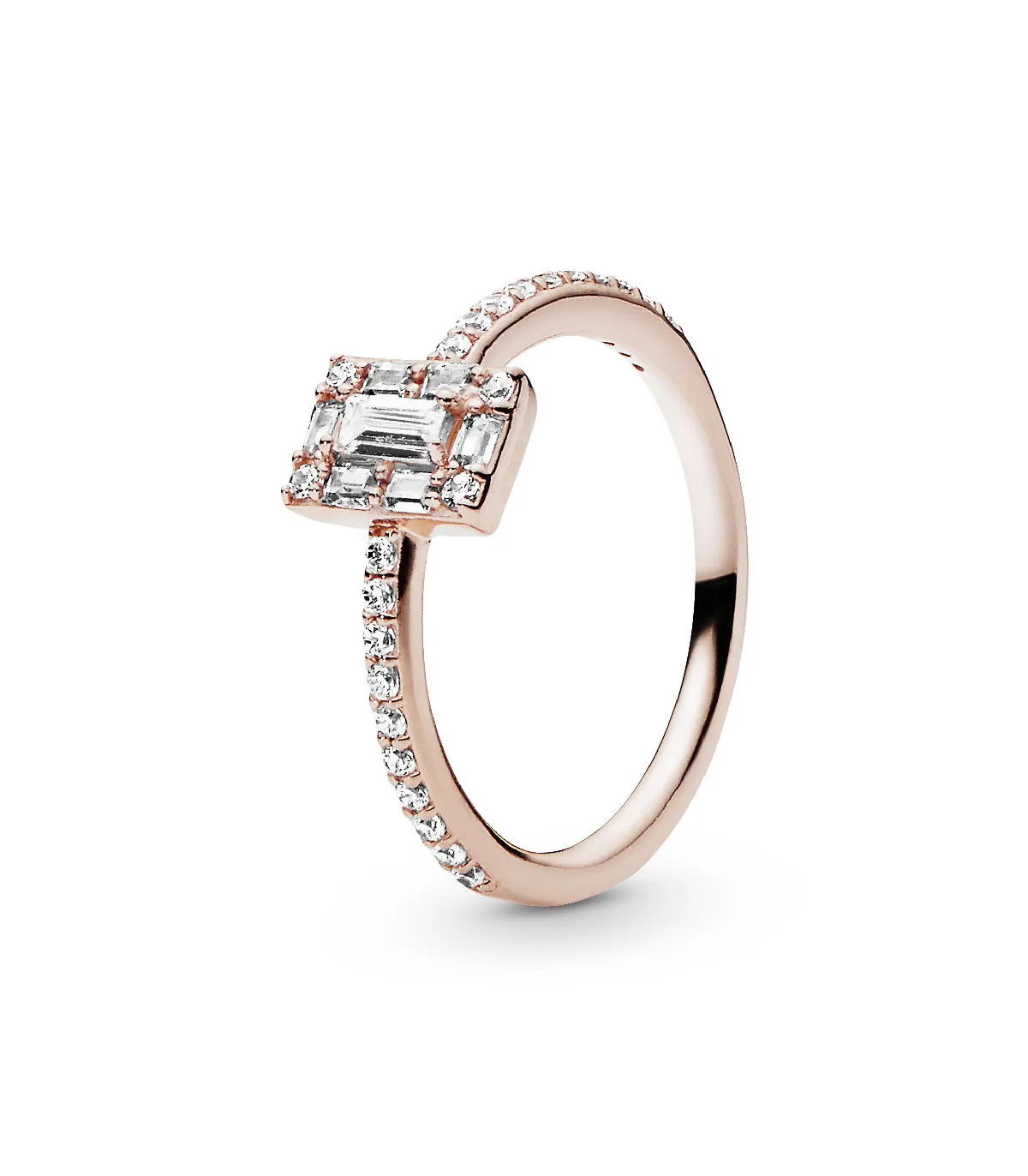 Anillo Pandora Rose Hielo Luminoso - 187541CZ