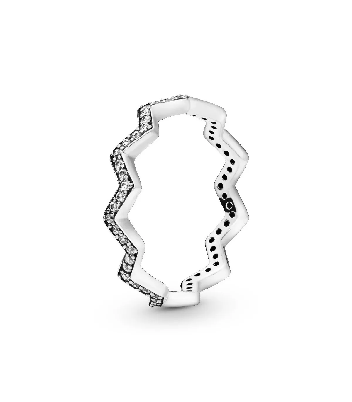 Anillo Pandora Zigzag Brillante - 197751CZ