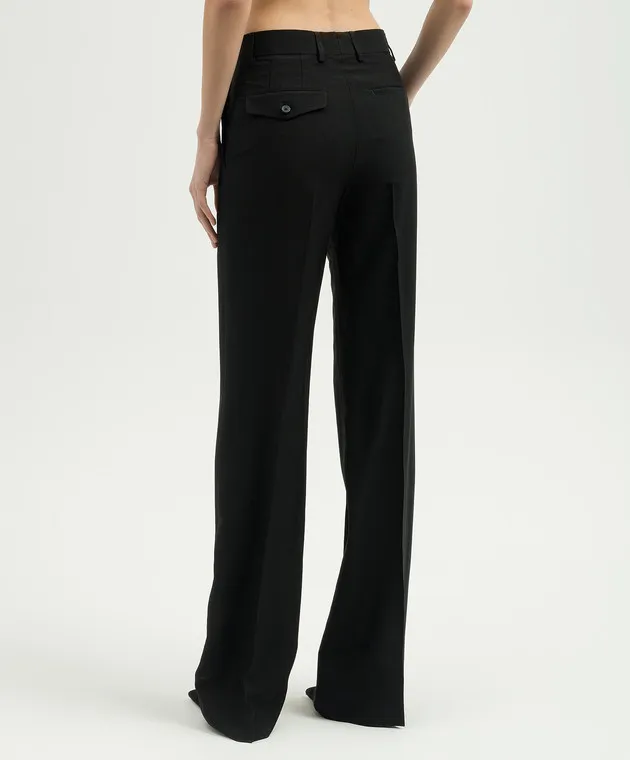 Ann Demeulemeester Maaike black pants with braid