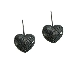 Aretes Corazón Chenteo Plata