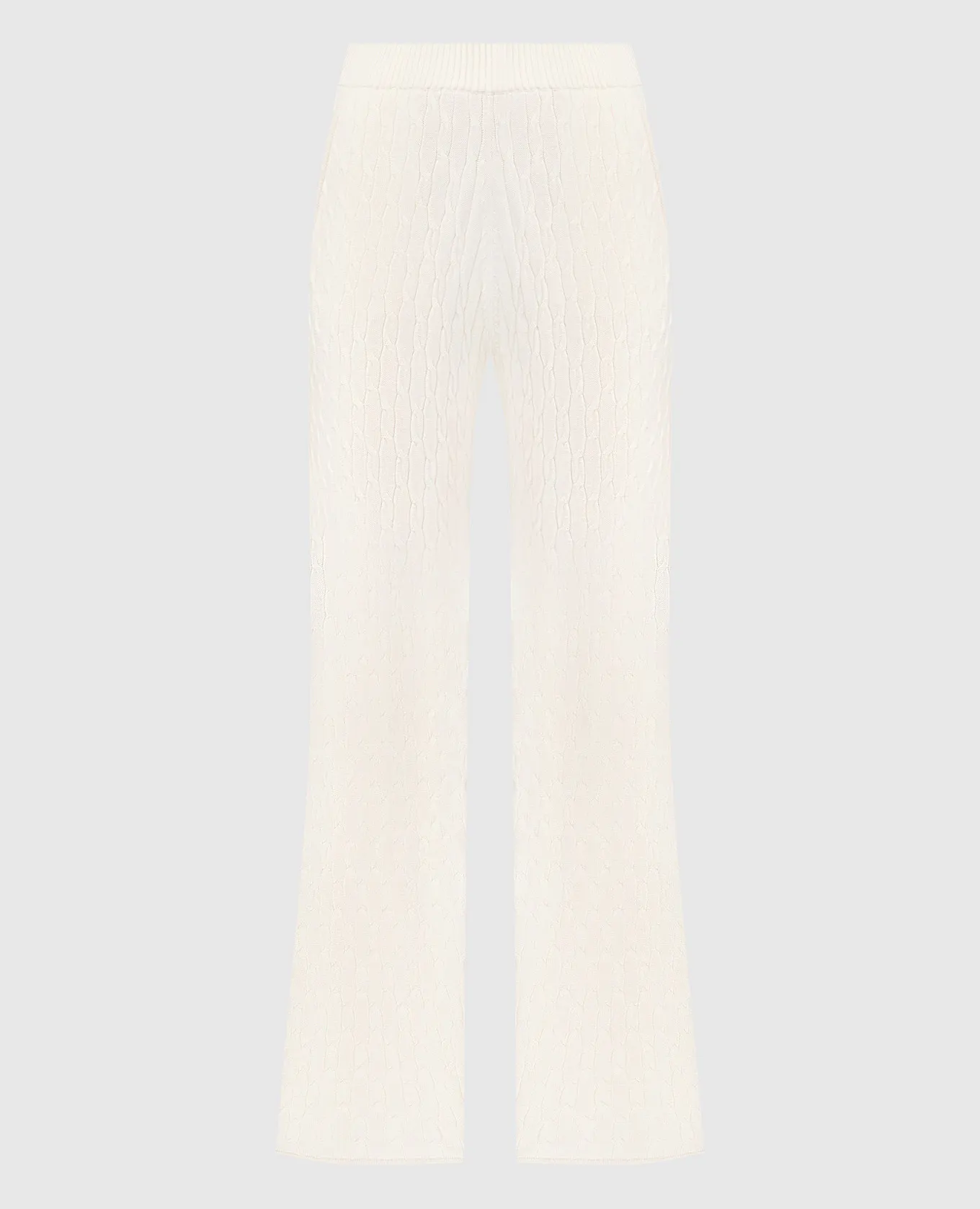 Ballantyne Beige pants in a textured pattern