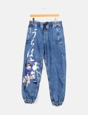 Bershka Pantalón jogger denim Naruto