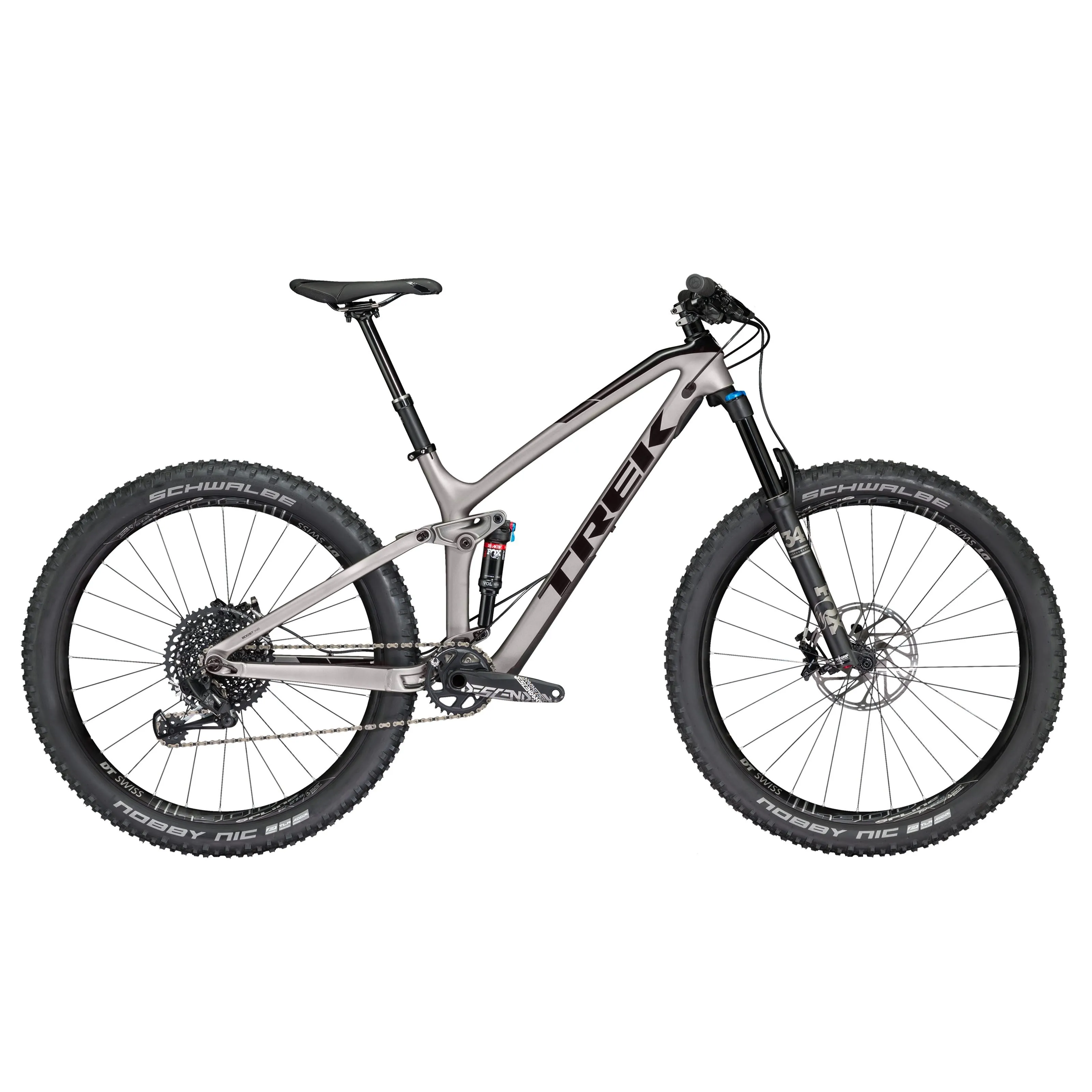 Bicicleta MTB Trek Trail Fuel EX EAG 9.8 Plata 2018