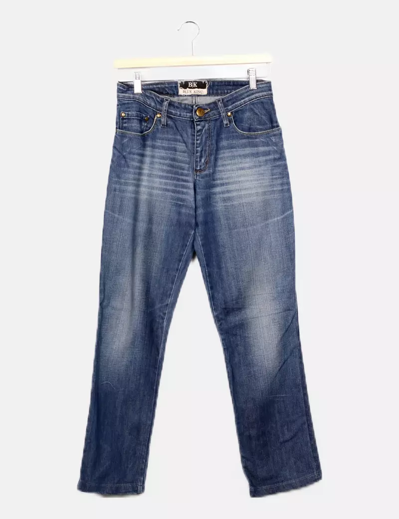 Blue King jeans denim pitillo