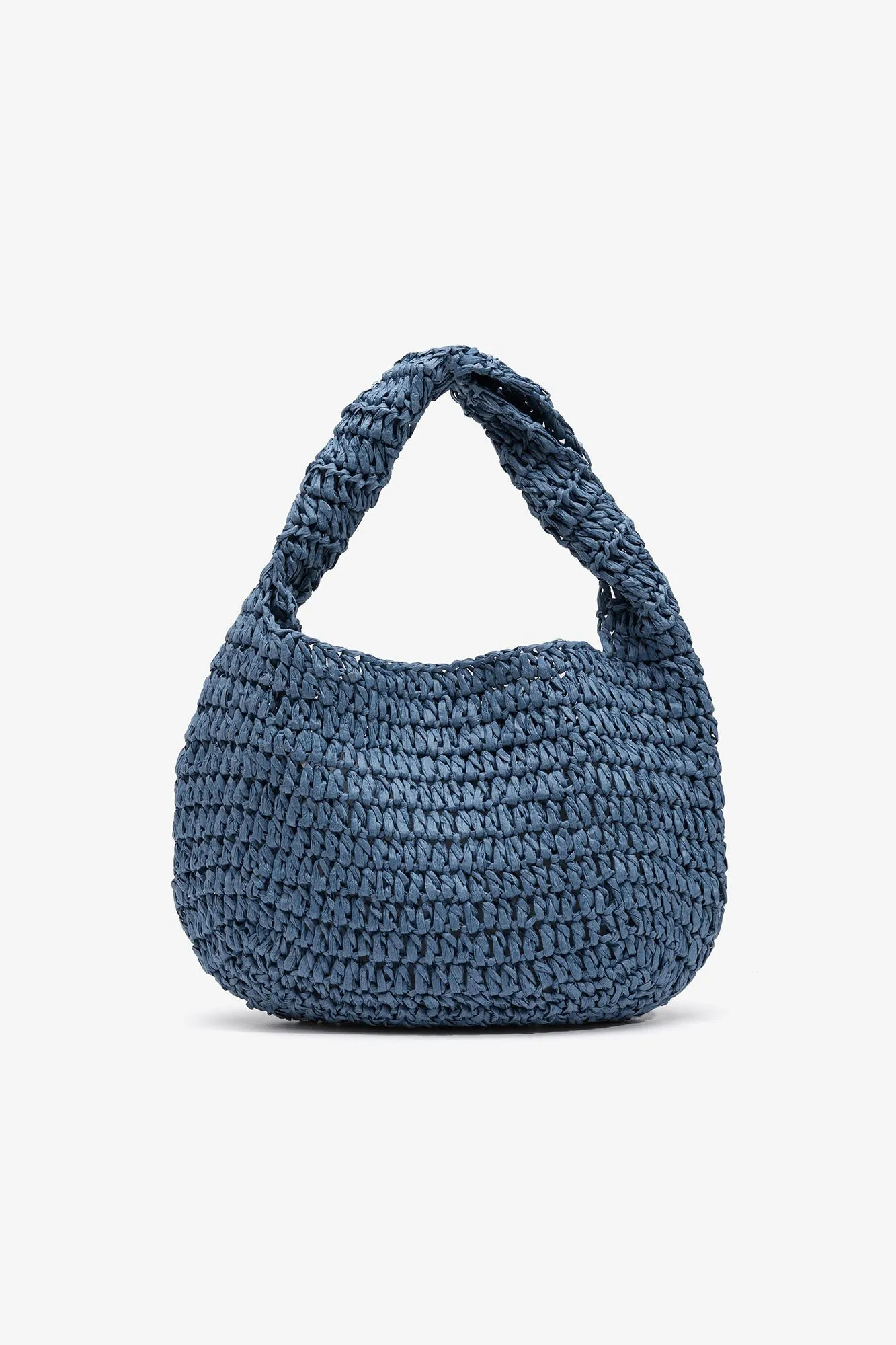 Bolso Hobo Efecto Paja