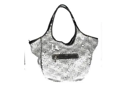 Bolso Plata/blanco Lentejuelas