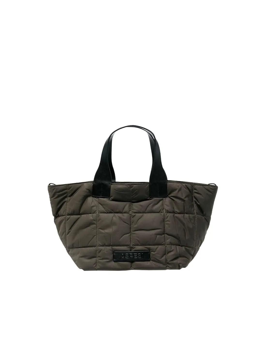 Bolso Shopper militar de nailon reciclado