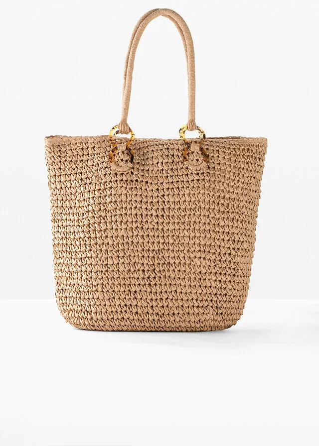 Bolso shopper playero Natural