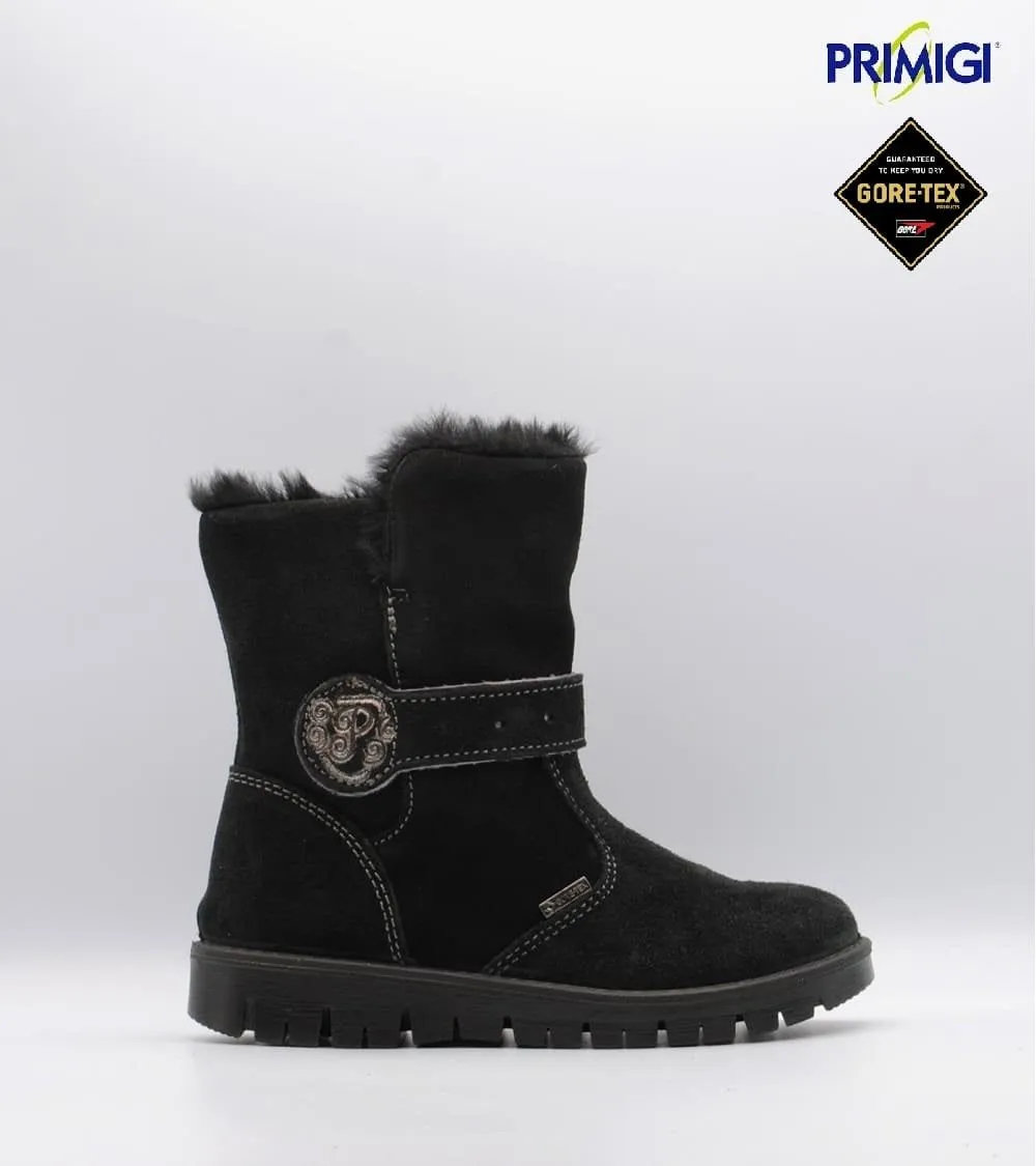 BOTA NIÑA GORETEX PRIMIGI ANTE NEGRO PELO INTERIOR