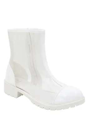 Botas blancas transparentes