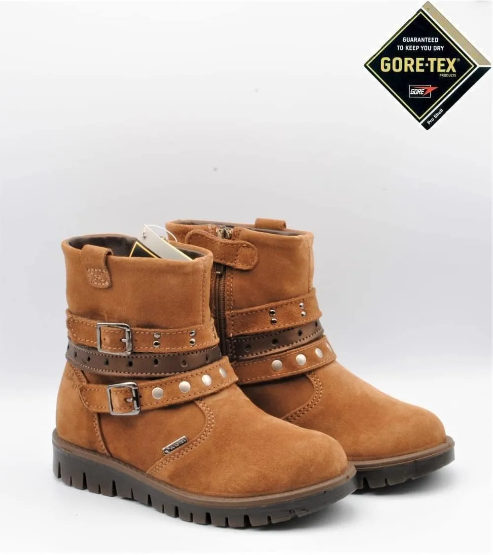 BOTAS NIÑA GORE-TEX PRIMIGI CUERO TACHUELAS