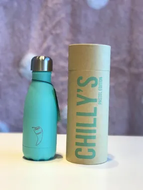 Botella Chillys Menta Pastel. 260 ml.