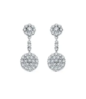 Boucles d'oreilles mariage Lady Wendy Or blanc 18k