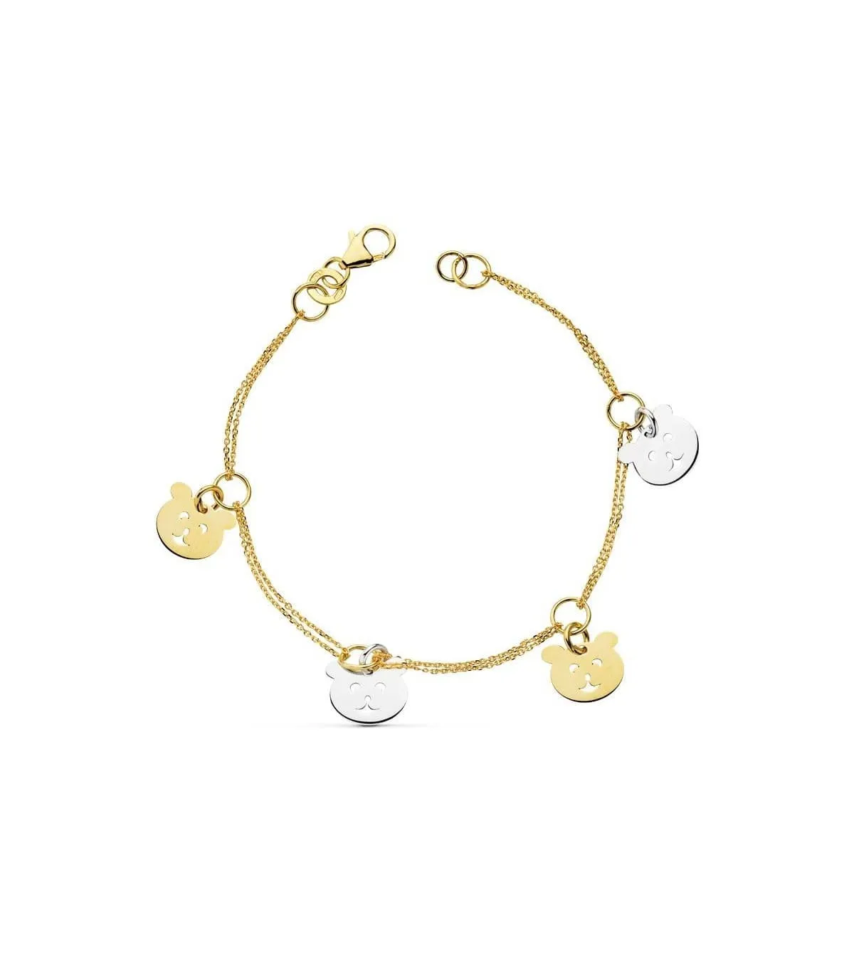 Bracelet Or bicolore 18k Teddy