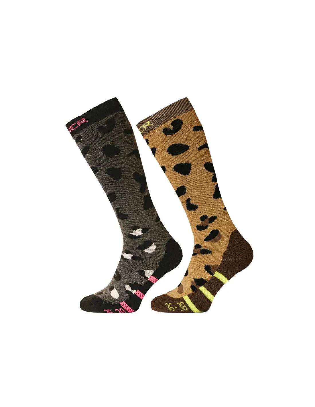 Calcetines de Esquí Sinner Animal Pack de 2 Mujer