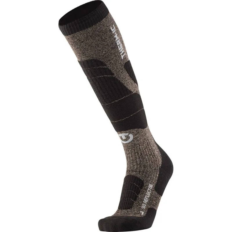 Calcetines de esquí THERM-IC SKI MERINO REFLECTOR (BK/GO)