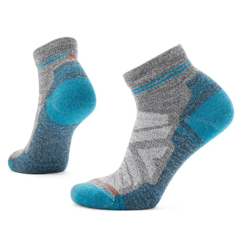 Calcetines de senderismo para mujer Smartwool Light Cushion Ankle (Ash Charcoal)