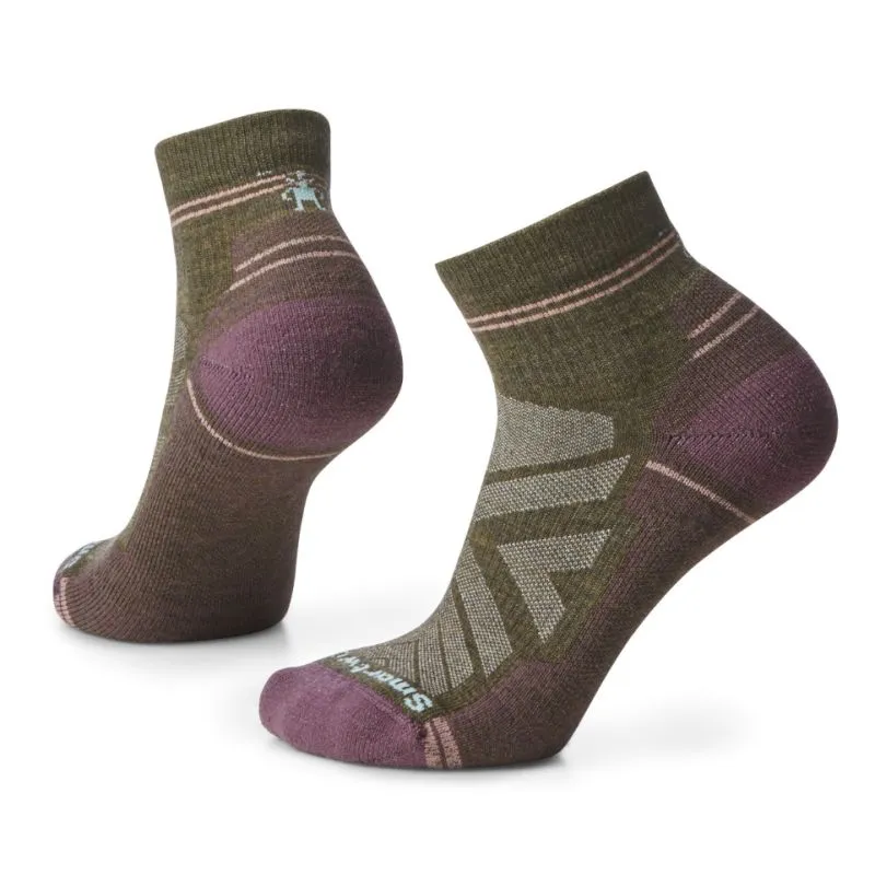 Calcetines de senderismo para mujer Smartwool Light Cushion Ankle (Military Olive)