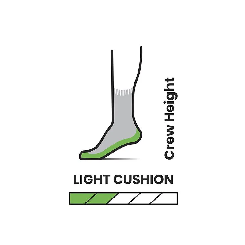 Calcetines de senderismo para mujer Smartwool Light Cushion Crew Icy Range Print (Multi colors)