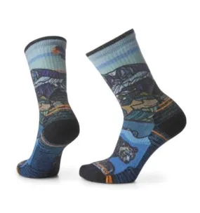 Calcetines de senderismo para mujer Smartwool Light Cushion Crew Icy Range Print (Multi colors)