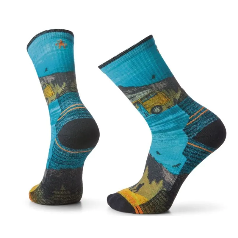 Calcetines de senderismo Smartwool Light Cushion Great Excursion Crew (Multi colors)