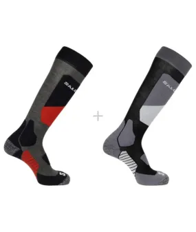 Calcetines de Ski y snow Salomon 2-Pack-Black-Beluga