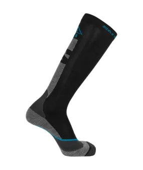 Calcetines de Ski y snow Salomon Black-Castelrock-Blue Danube