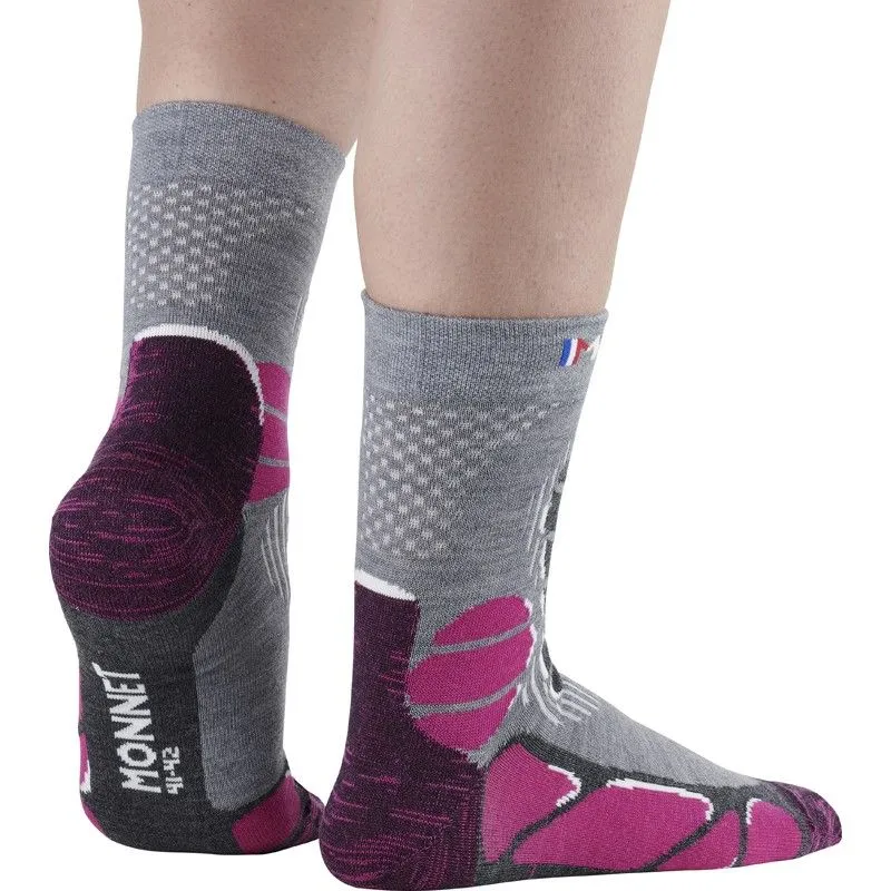 Calcetines Monnet Trek WOOL MID EXTRA LIGHT (Rosa)