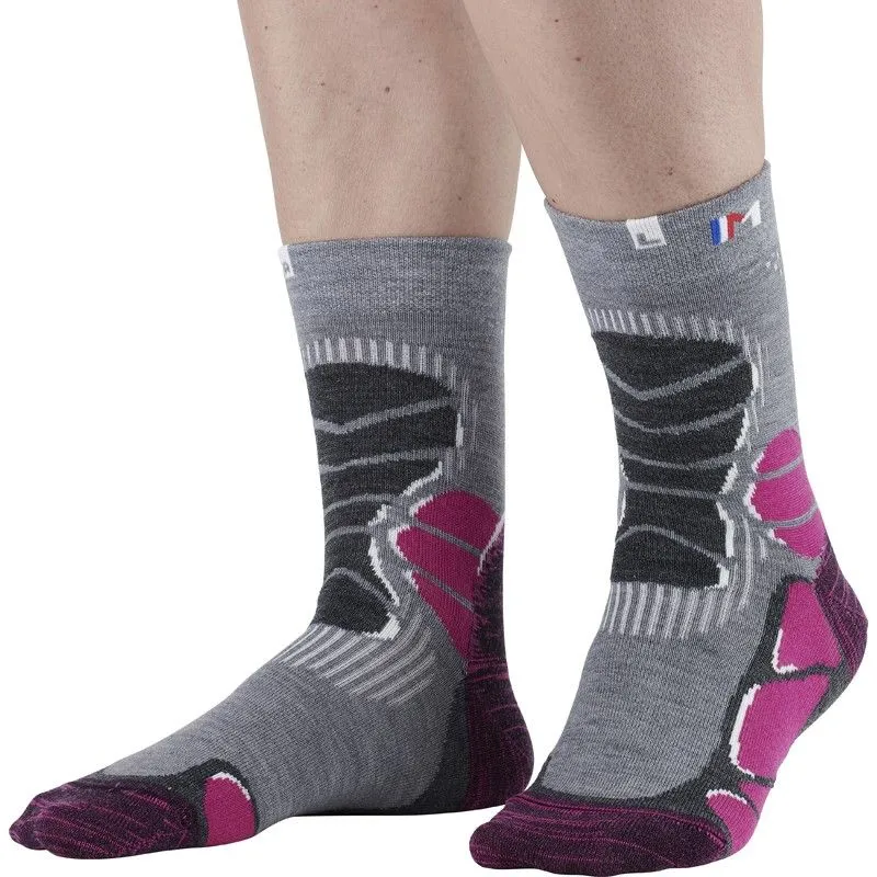 Calcetines Monnet Trek WOOL MID EXTRA LIGHT (Rosa)