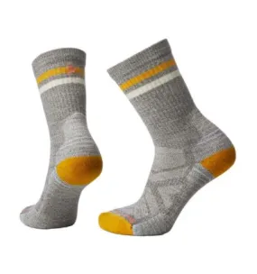 Calcetines Smartwool Light Cushion Tube Stripe Crew (Topo/Natural) Mujer