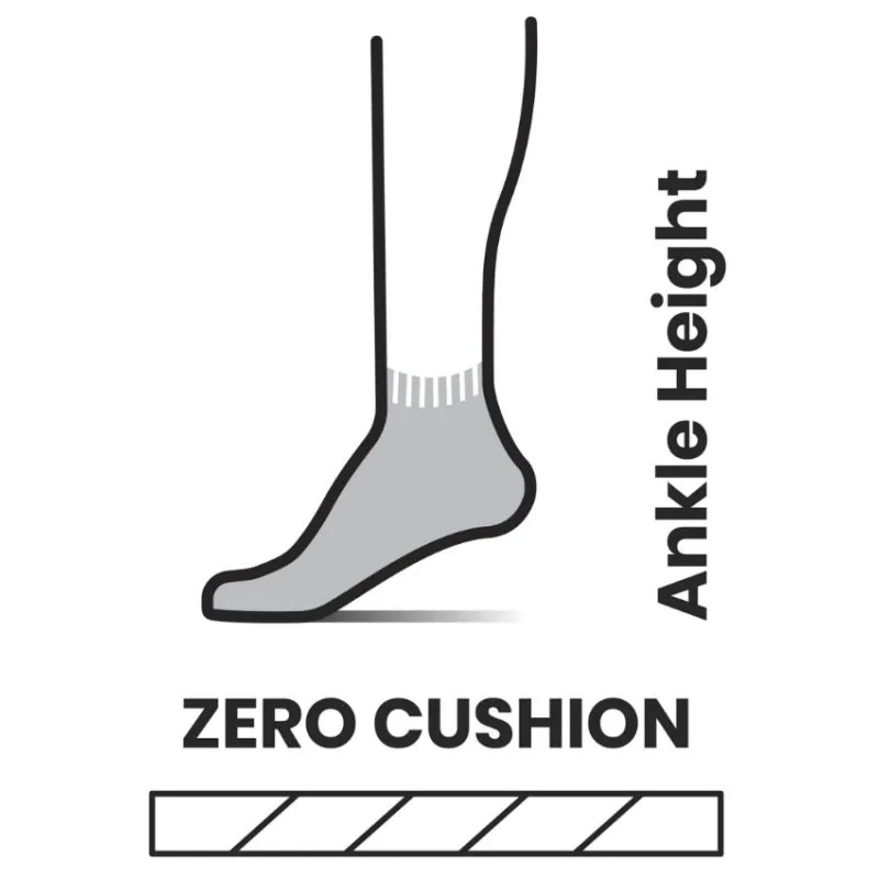 Calcetines Smartwool Run Zero Cushion Ankle (Oro Miel)