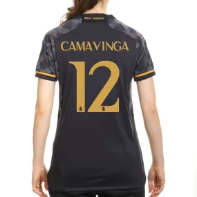 Camiseta adidas 2a Real Madrid Camavinga mujer 2023 2024