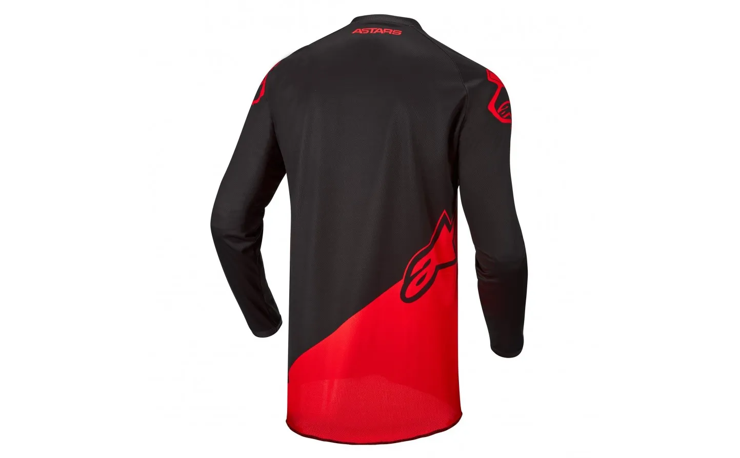 Camiseta Alpinestars Racer Supermatic Negro Rojo |3761522-1303|