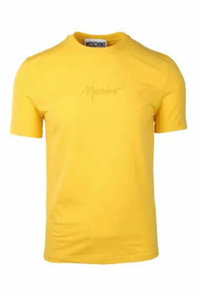 Camiseta amarilla con logo signature