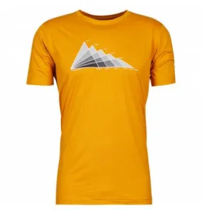 Camiseta Columbia Tech Trail Graphic Hombre (Picos Tonal Oro Brillante)