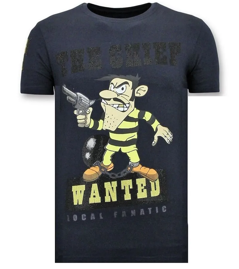 Camiseta Piedras - The Chief Wanted - Azul