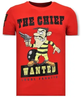 Camiseta Piedras - The Chief Wanted - Rojo