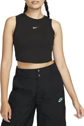 Camiseta sin mangas Nike W NSW ESSNTL RIB CRP TANK