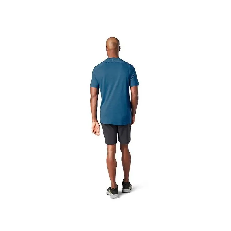 Camiseta Smartwool Merino Sport 150 Tech (azul neptuno claro) hombre