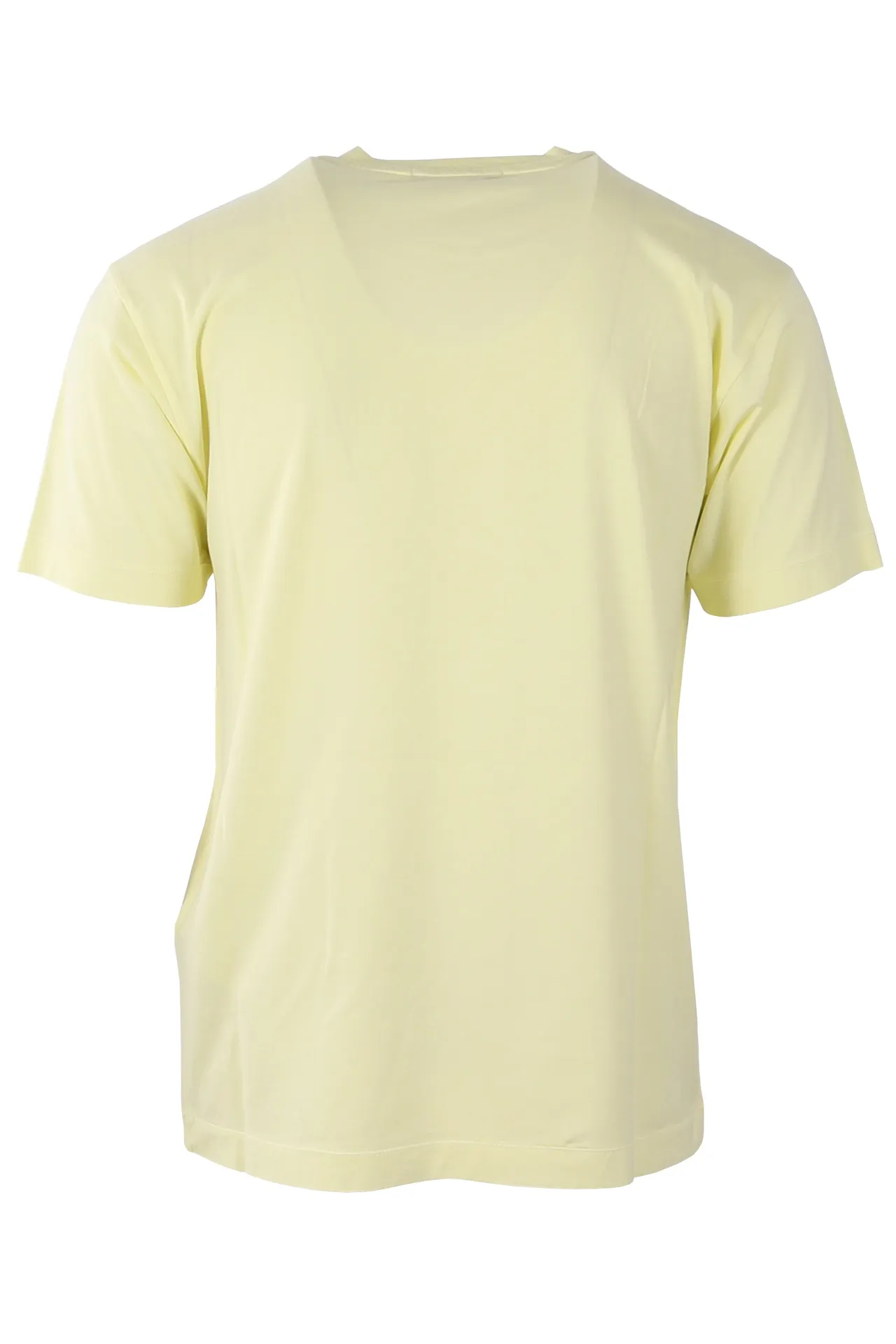 Camiseta Stone Island amarilla con parche