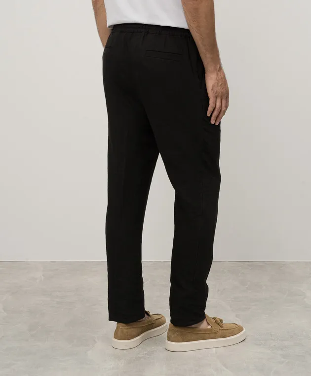 Cashmere&Whiskey Black linen pants