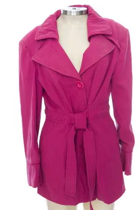 Chaqueta / Abrigo color Morado - DOBLE